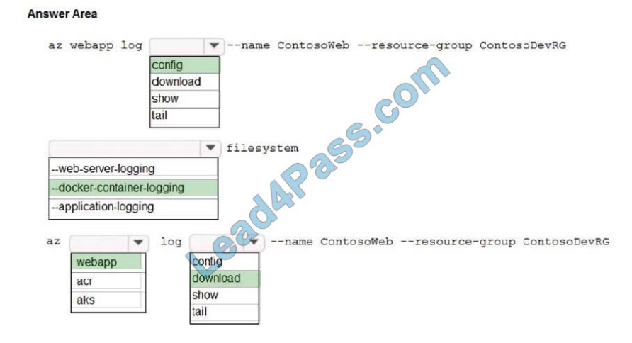 lead4pass az-204 exam questions q12-1