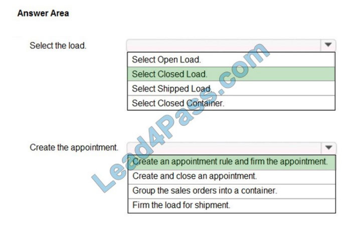 lead4pass mb-330 practice test q1-1