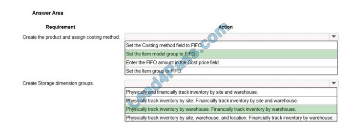 lead4pass mb-330 practice test q12-1