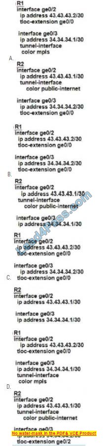 CCNP Enterprise 300-415 dumps exam materials 7-1